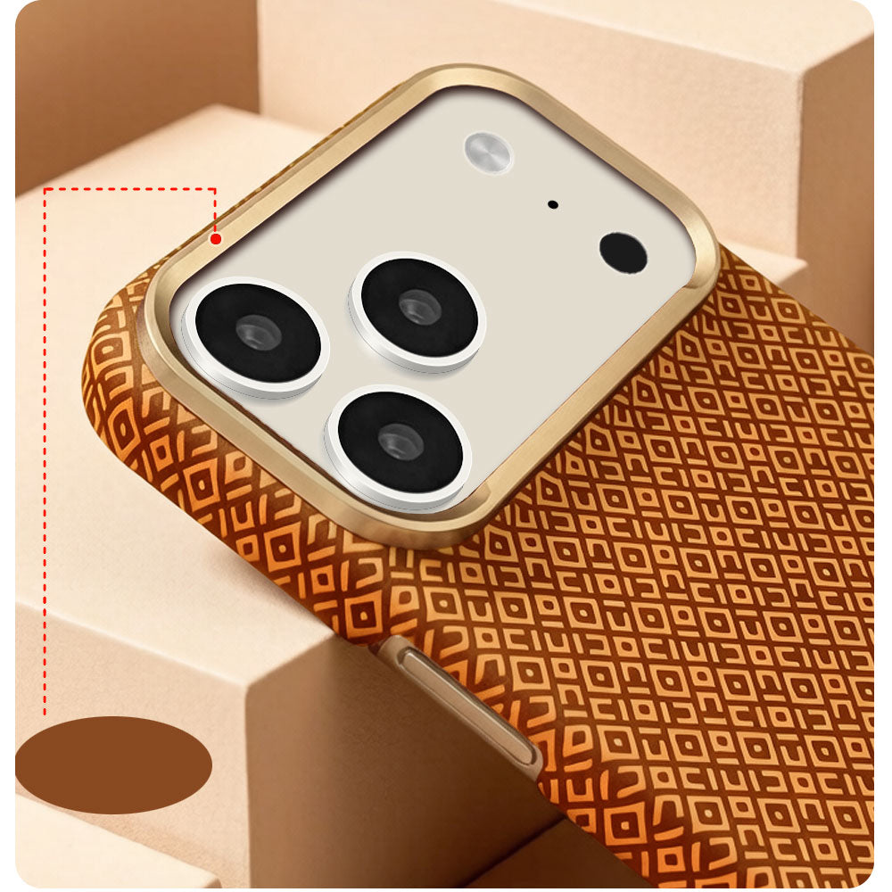 Apple iPhone 17 Pro Max Kılıf M-Safe Şarj Özellikli Zore Paris Vax Sert PC Kapak Lacivert