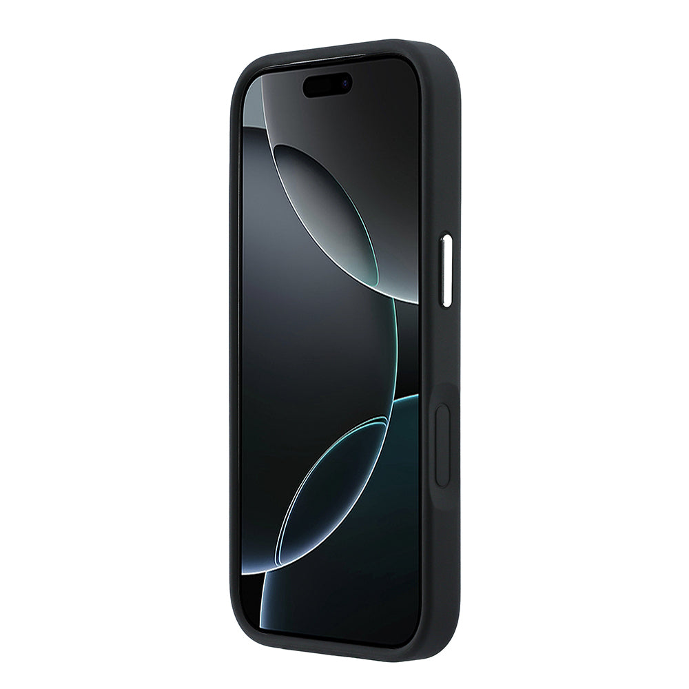 Apple iPhone 17 Pro Max Kılıf Mercedes Benz Orjinal Lisanslı M-safe Şarj Özellikli Metal Yıldız Logolu Kabartmalı Deri Kapak Lacivert