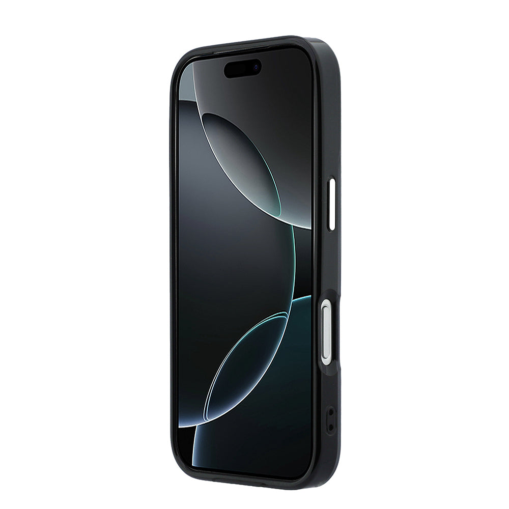 Apple iPhone 17 Pro Max Kılıf Mercedes Benz Orjinal Lisanslı M-safe Şarj Özellikli Saydam Yüzey İkonik 3D Metal Logolu Kapak Bej