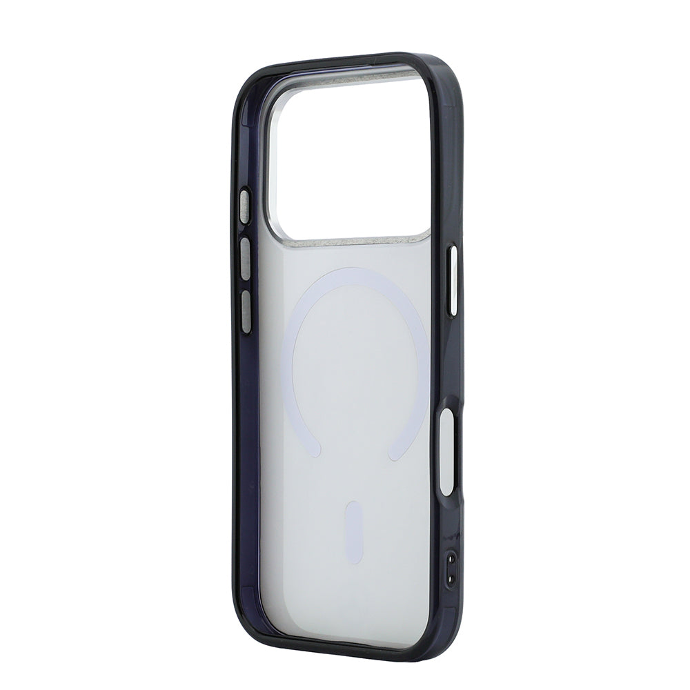 Apple iPhone 17 Pro Max Kılıf Mercedes Benz Orjinal Lisanslı M-safe Şarj Özellikli Saydam Yüzey İkonik 3D Metal Logolu Kapak Bej