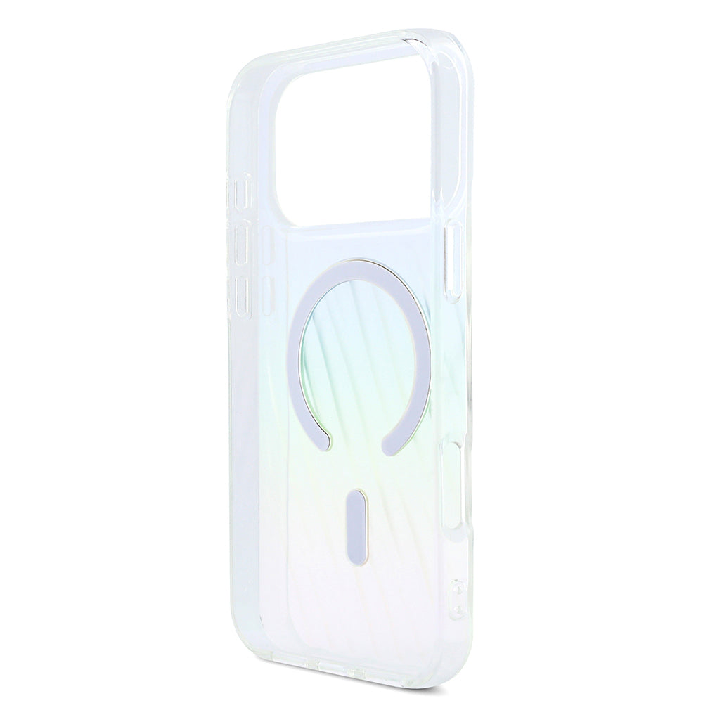 Apple iPhone 17 Pro Max Kılıf TUMI Orjinal Lisanslı M-safe Şarj Özellikli Transparan Kapak Colorful