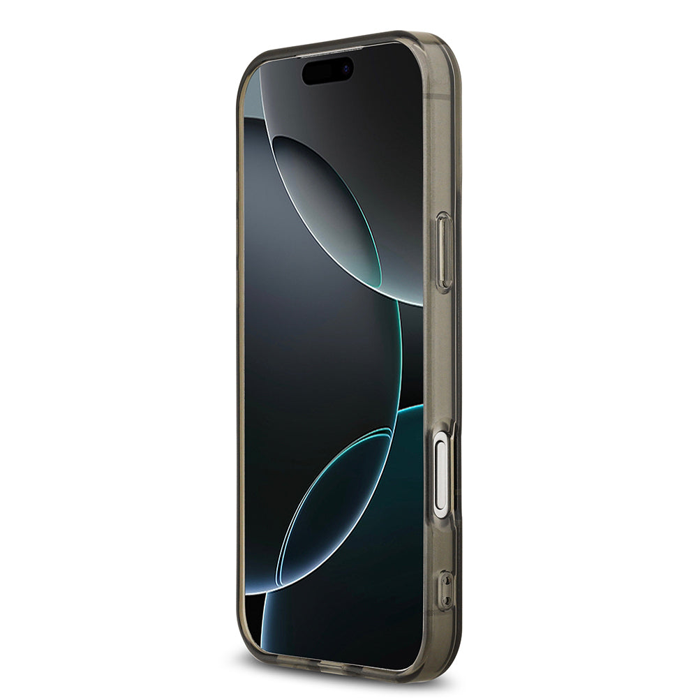 Apple iPhone 17 Pro Max Kılıf U.S. Polo Assn. Orjinal Lisanslı M-safe Şarj Özellikli IML Double Horse Stripe Logolu Kapak Siyah