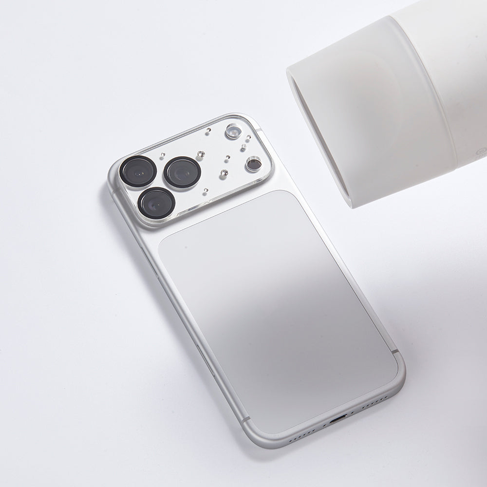 Apple iPhone 17 Pro Max Pynana Diamond Sky Serisi Taşlı Kamera Lens Koruyucu Şeffaf
