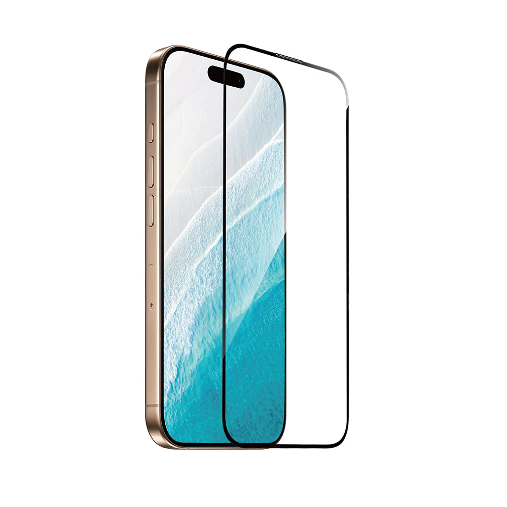 (17 Serisi)Apple iPhone Wiwu GT-026 Zero Curved Parmak İzi Bırakmayan Temperli Cam Ekran Koruyucu Şeffaf