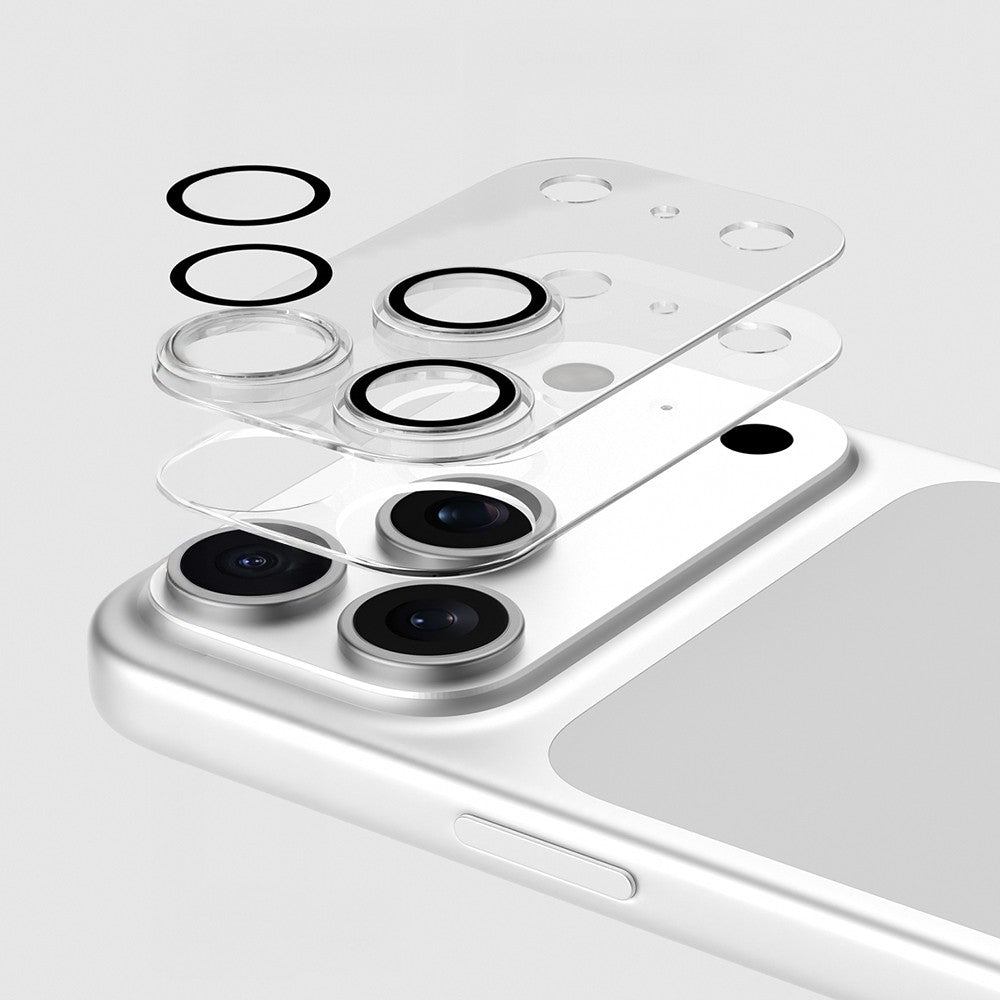 Apple iPhone 17 Pro Max Youngkit Armor Integrated Kamera Lens Koruyucu Şeffaf