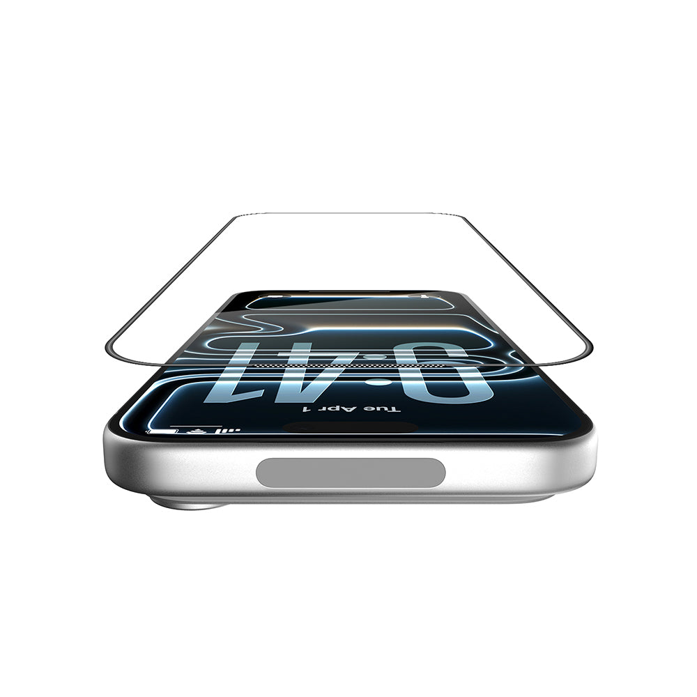 Apple iPhone 17 Pro Wiwu GT-032 Glass Ultra Serisi 3D Polarize Ekran Koruyucu Cam + Kolay Uygulama Aparatı Şeffaf