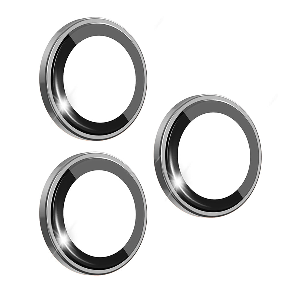 Apple iPhone 17 Pro Wiwu LG-003 Lens Guard Çizilmeye Karşı Dayanıklı Safir Kamera Lens Koruyucu Gümüş