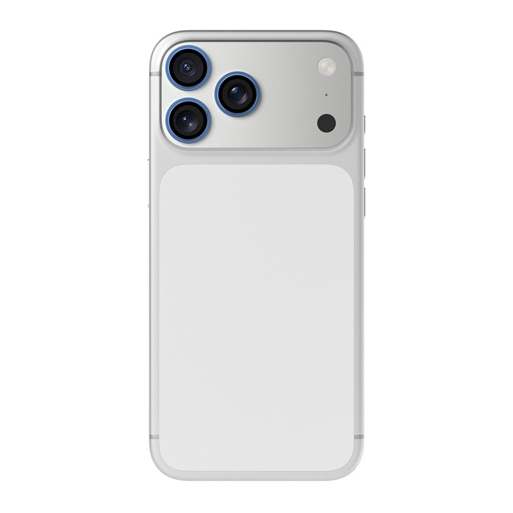 Apple iPhone 17 Pro Youngkit Alloy Original Parlama Önleyici Kamera Lens Koruyucu + Kolay Uygulama Aparatlı Mavi
