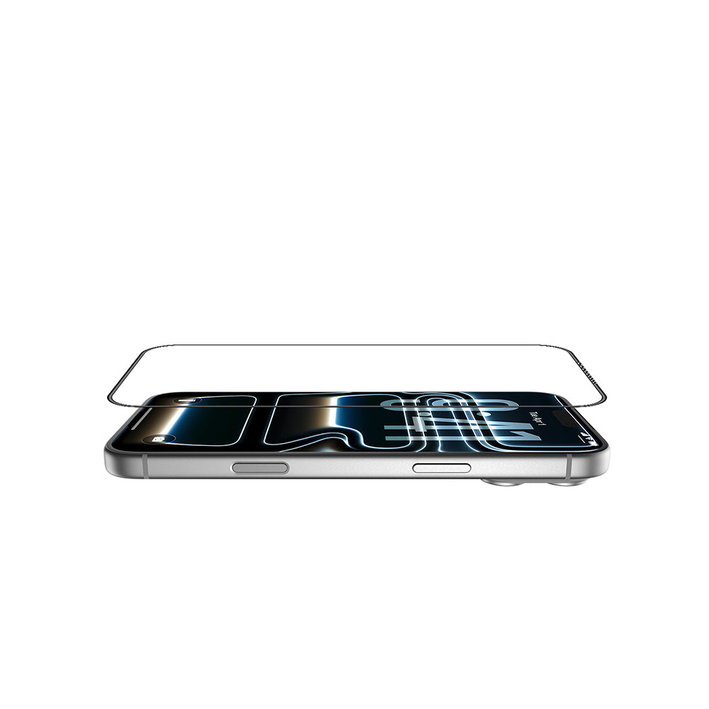 Apple iPhone 17 Wiwu GT-030 3D Çizilmeye Dayanıklı Temperli Cam Ekran Koruyucu Şeffaf