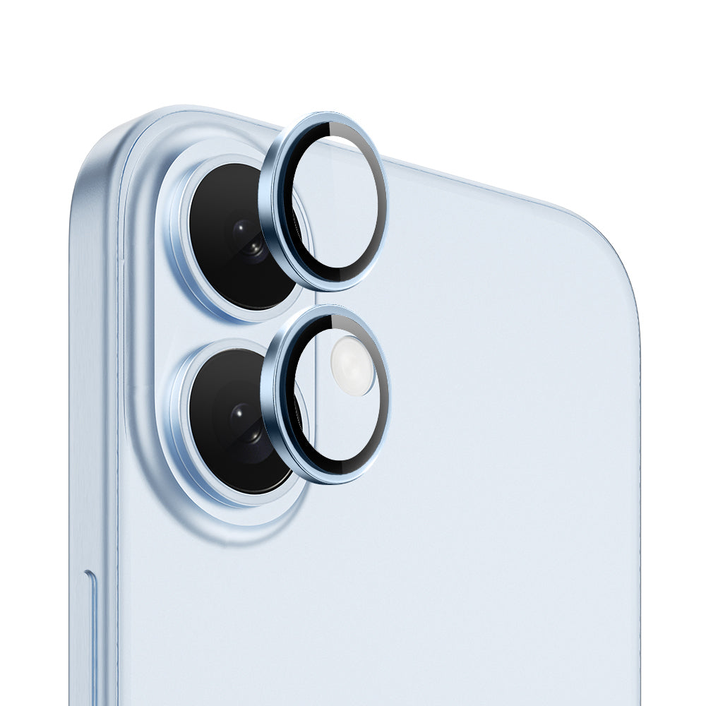 Apple iPhone 17 Wiwu LG-003 Lens Guard Çizilmeye Karşı Dayanıklı Safir Kamera Lens Koruyucu Mavi