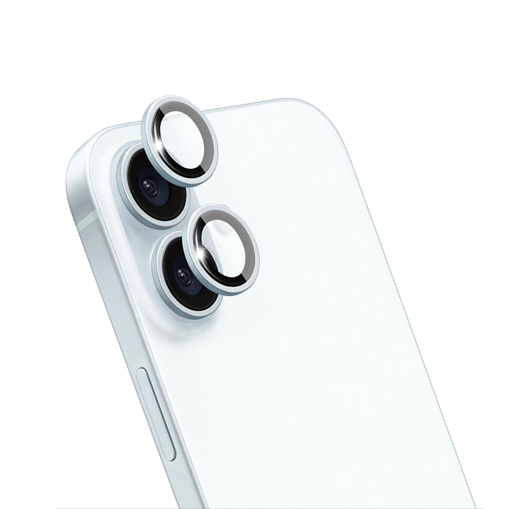 Apple iPhone 17 Wiwu LG-005 Falcon Anti Reflective Çizilmeye Karşı Dayanıklı Safir Kamera Lens Koruyucu Gri
