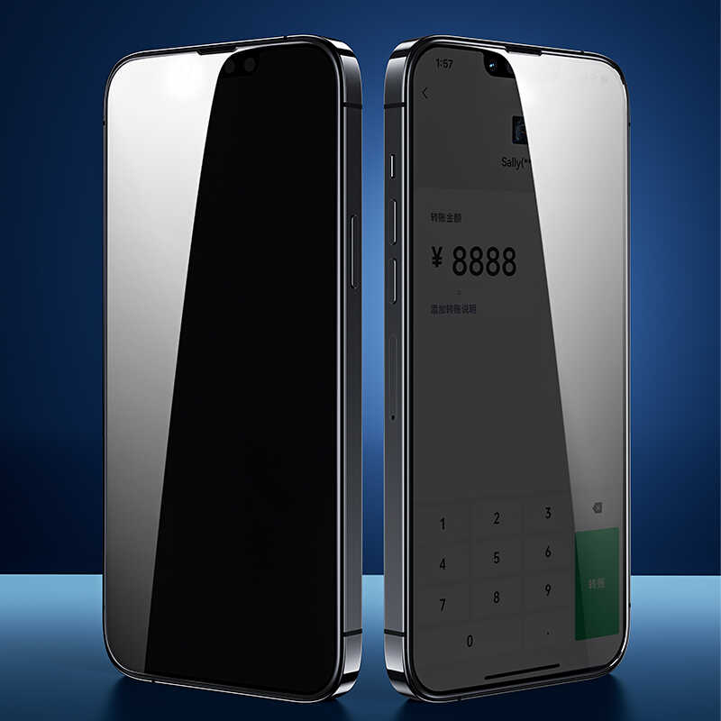 Apple iPhone 17E Benks V Pro Privacy Ekran Koruyucu Siyah