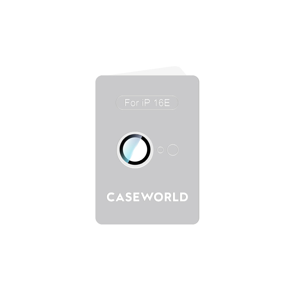 Apple iPhone 17E CaseWorld Alloy Serisi Oleofobik Anti Reflective Kamera Lens Koruyucu Gümüş