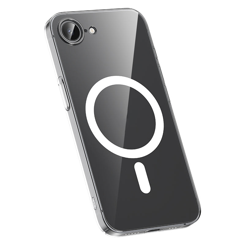 Apple iPhone 17E Kılıf M-safe Şarj Özellikli Benks Crystal Serisi Şeffaf Kapak Şeffaf