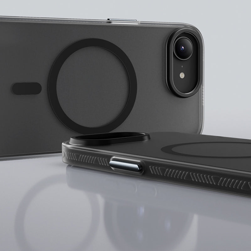 Apple iPhone 17E Kılıf M-safe Şarj Özellikli Benks Lucid Armor Kapak Siyah
