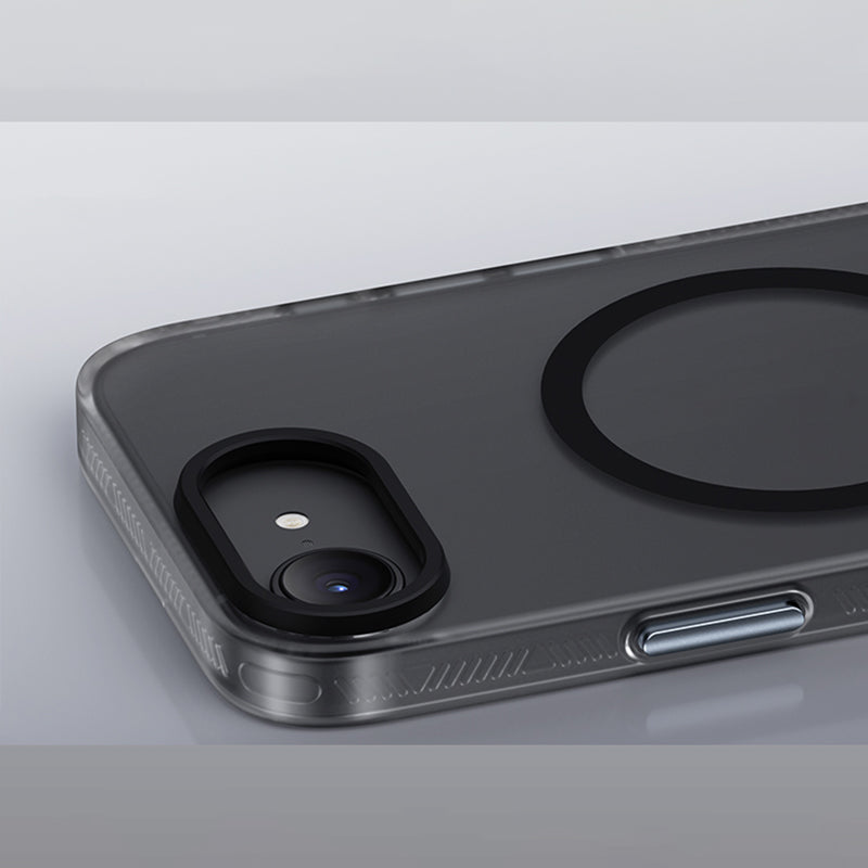 Apple iPhone 17E Kılıf M-safe Şarj Özellikli Benks Lucid Armor Kapak Siyah
