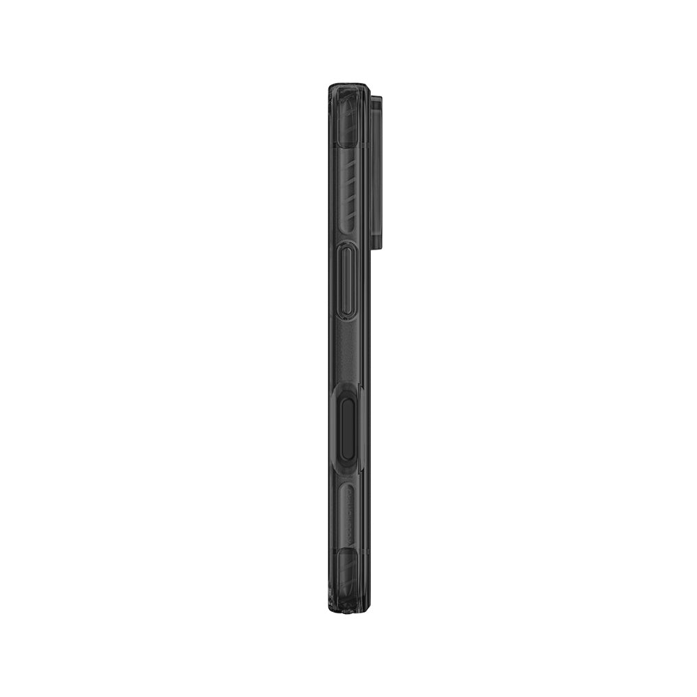 Apple iPhone 18 Pro Kılıf M-Safe Şarj Özellikli Airbag Tasarımlı AmazingThing Titan Pro Lens Serisi Kapak Siyah