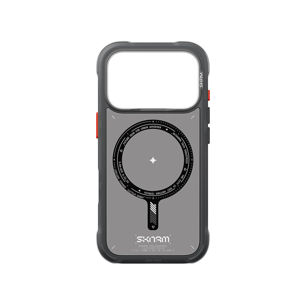 Apple iPhone 18 Pro Kılıf M-Safe Şarj Özellikli Airbag Tasarımlı Skinarma Avion Kapak Siyah