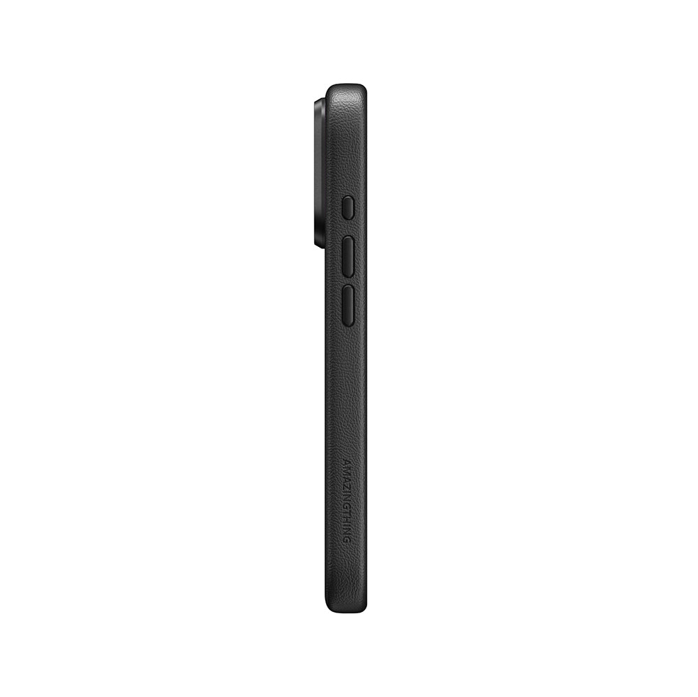 Apple iPhone 18 Pro Kılıf M-safe Şarj Özellikli Amazingthing Glamour Lens Serisi Kapak Siyah