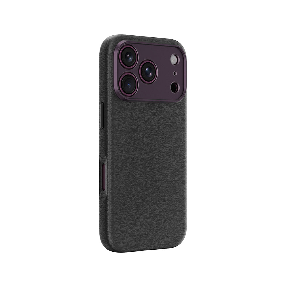 Apple iPhone 18 Pro Kılıf M-safe Şarj Özellikli Amazingthing Glamour Lens Serisi Kapak Mor
