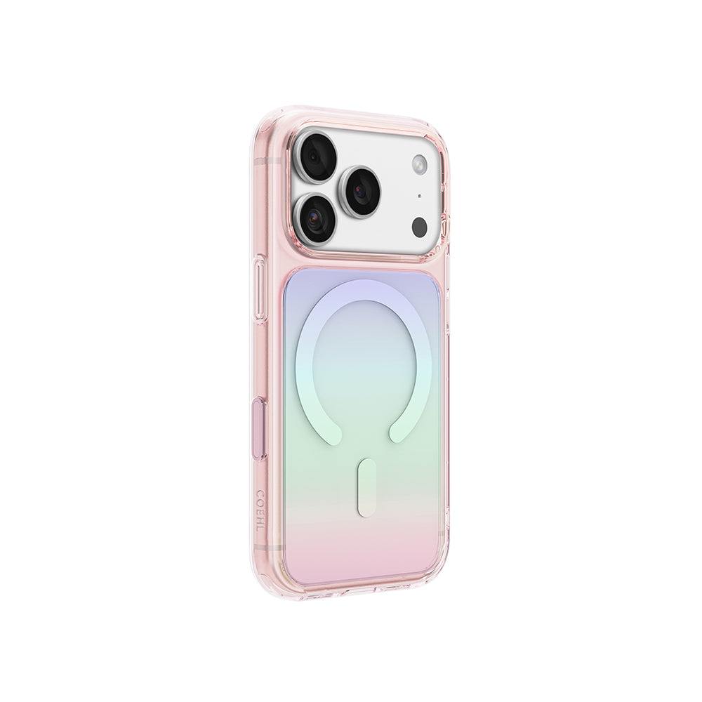 Apple iPhone 18 Pro Kılıf M-safe Şarj Özellikli Coehl Estelle Serisi Kapak Pembe