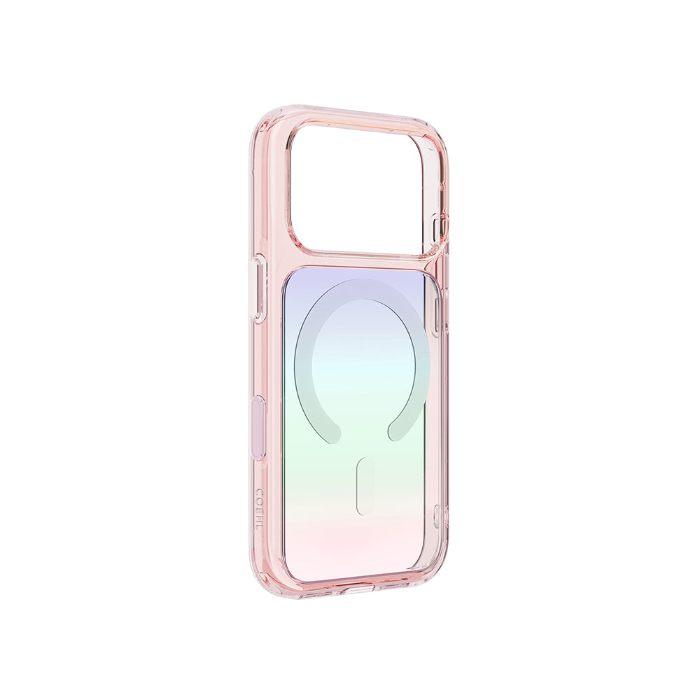 Apple iPhone 18 Pro Kılıf M-safe Şarj Özellikli Coehl Estelle Serisi Kapak Pembe
