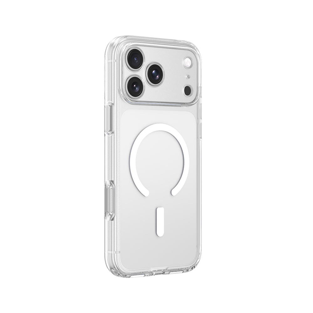 Apple iPhone 18 Pro Kılıf M-safe Şarj Özellikli Kamera Korumalı Amazingthing Minimal Lens Serisi Kapak Şeffaf