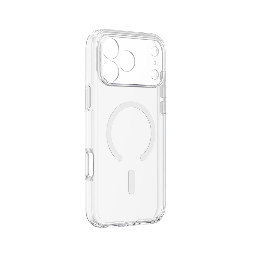 Apple iPhone 18 Pro Kılıf M-safe Şarj Özellikli Kamera Korumalı Amazingthing Minimal Lens Serisi Kapak Şeffaf
