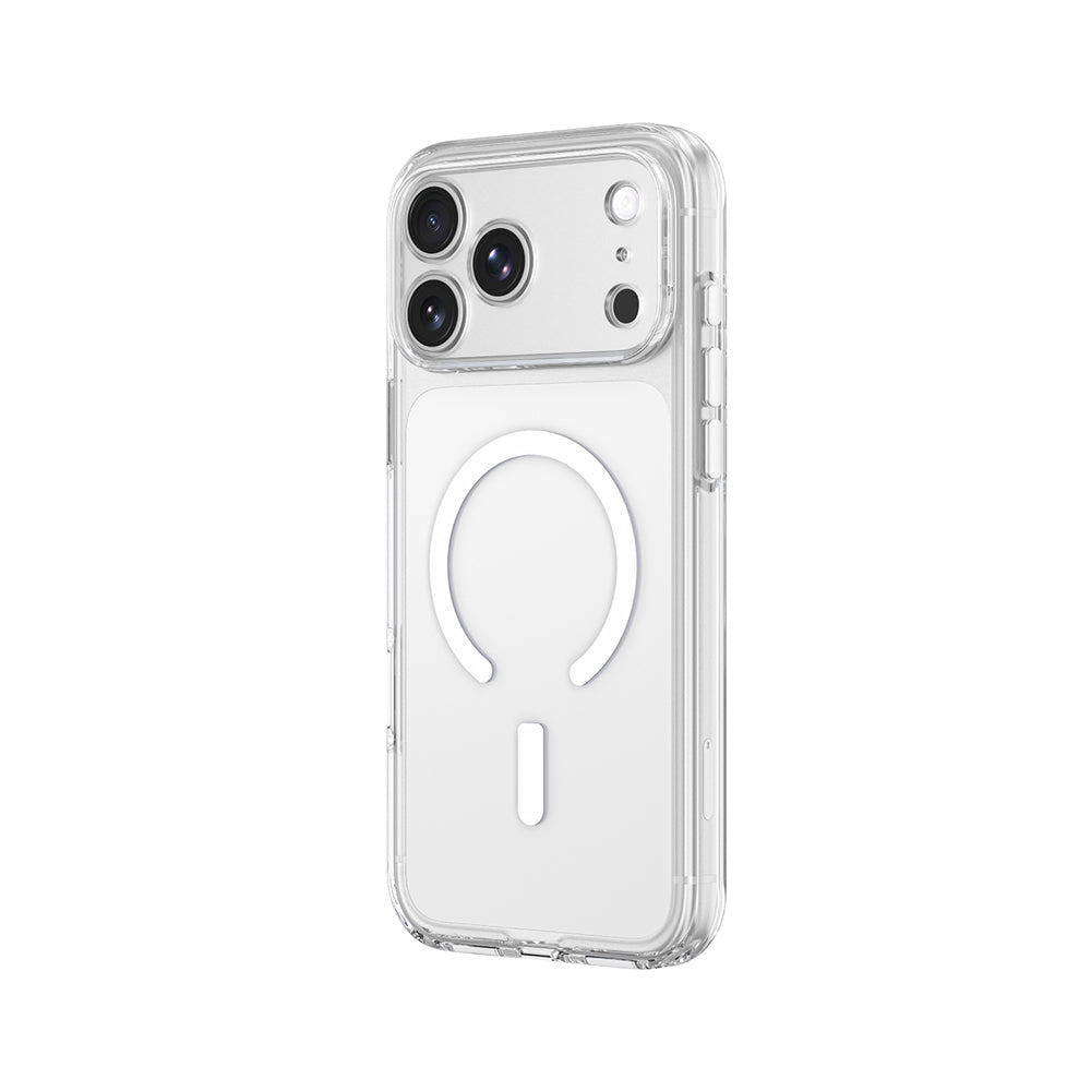 Apple iPhone 18 Pro Kılıf M-safe Şarj Özellikli Kamera Korumalı Amazingthing Minimal Lens Serisi Kapak Şeffaf
