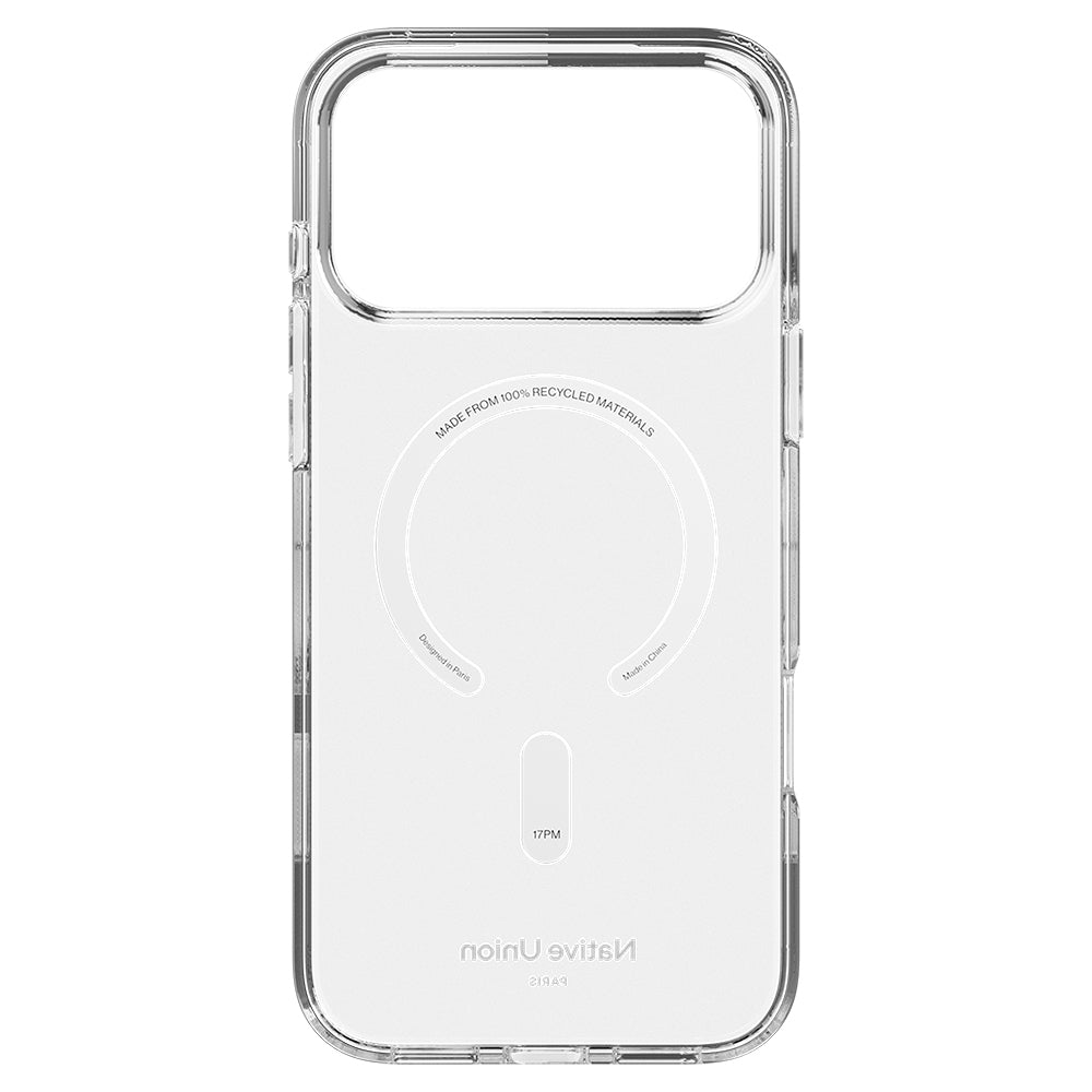 Apple iPhone 18 Pro Kılıf M-safe Şarj Özellikli Native Union RE Clear Serisi Kapak Şeffaf