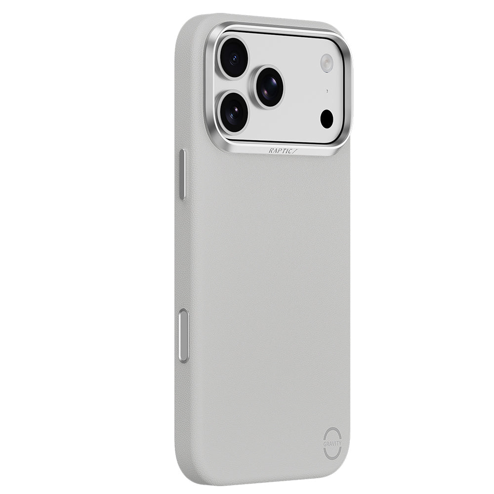 Apple iPhone 18 Pro Kılıf M-Safe Şarj Özellikli Polimerik Deri Raptic Urban Nano Kapak Beyaz