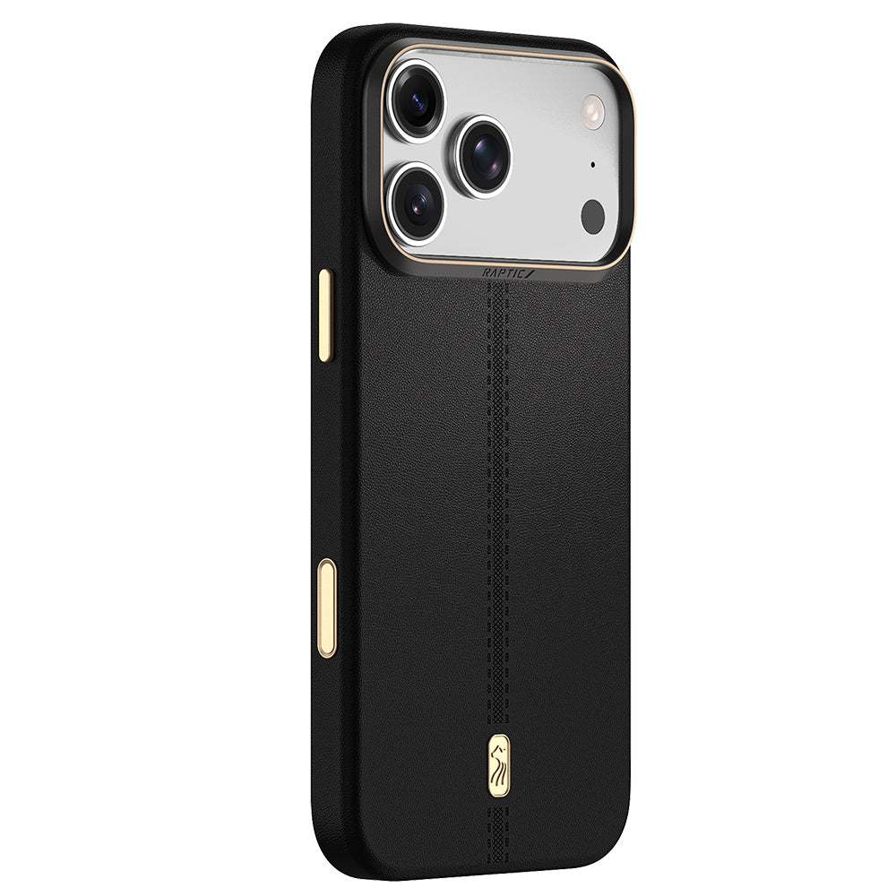 Apple iPhone 18 Pro Kılıf M-Safe Şarj Özellikli Raptic Urban Nav Serisi Kapak Siyah