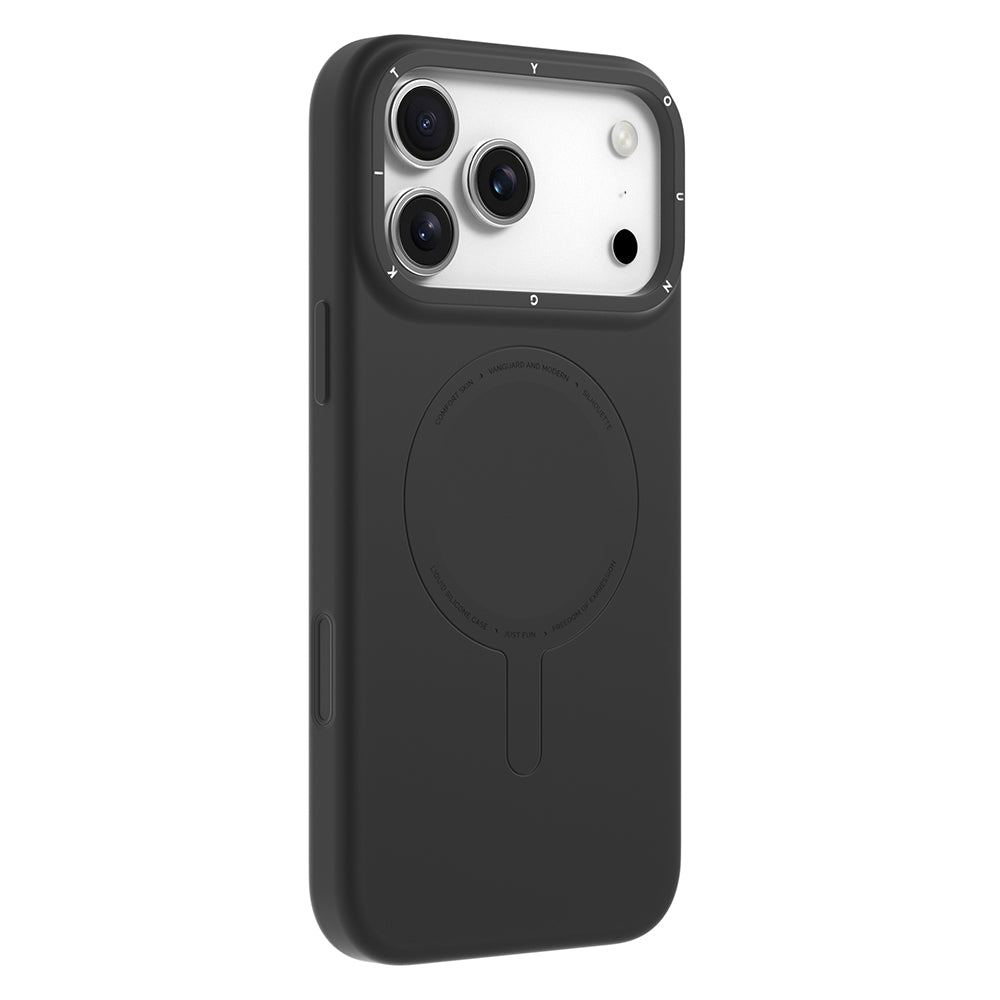 Apple iPhone 18 Pro Kılıf M-Safe Şarj Özellikli Youngkit Morandi Serisi Kapak Kahverengi
