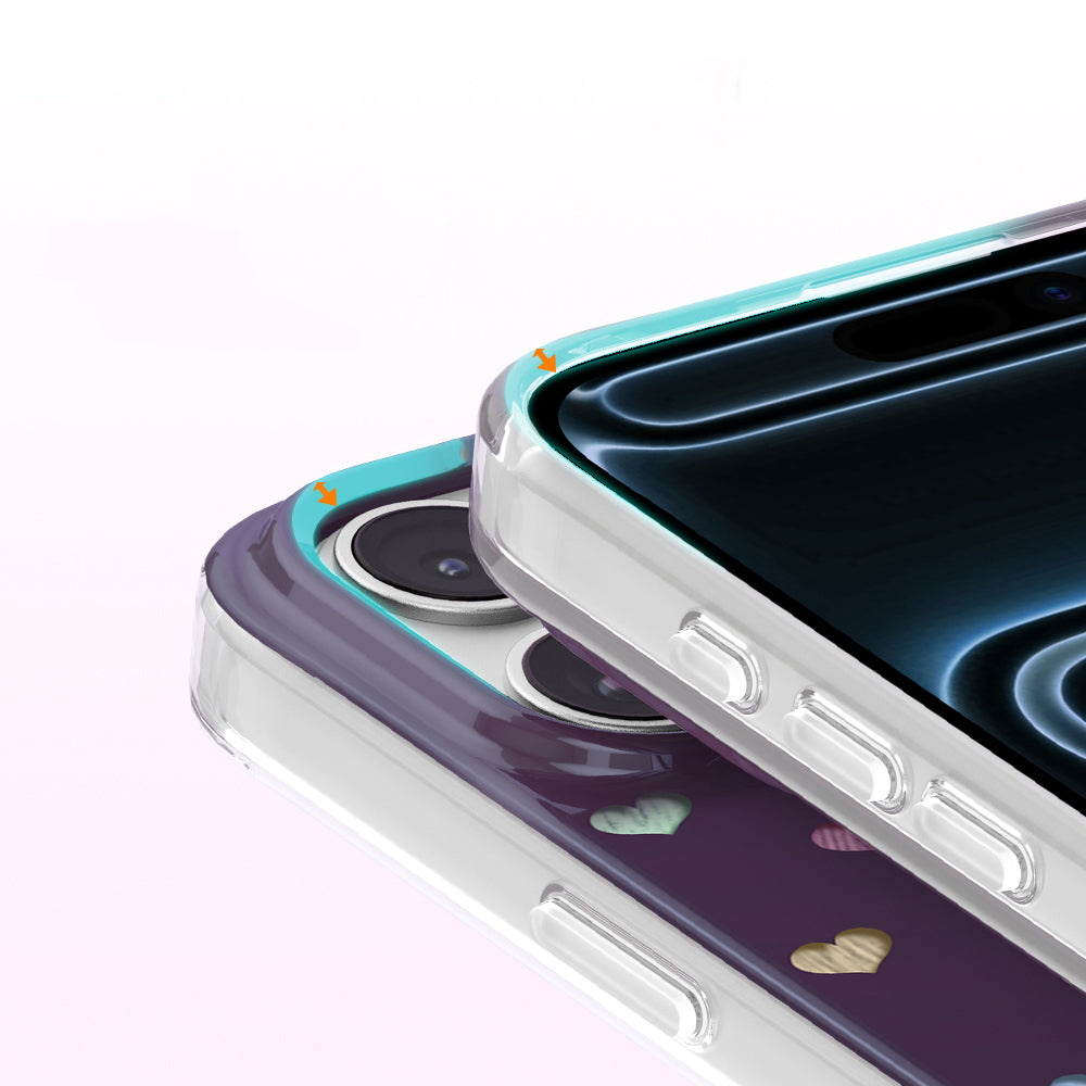 Apple iPhone 18 Pro Kılıf M-Safe Şarj Özellikli Zore Paris Axen Sert PC Kapak Mürdüm