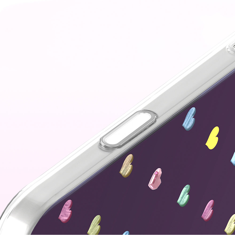 Apple iPhone 18 Pro Kılıf M-Safe Şarj Özellikli Zore Paris Axen Sert PC Kapak Mürdüm