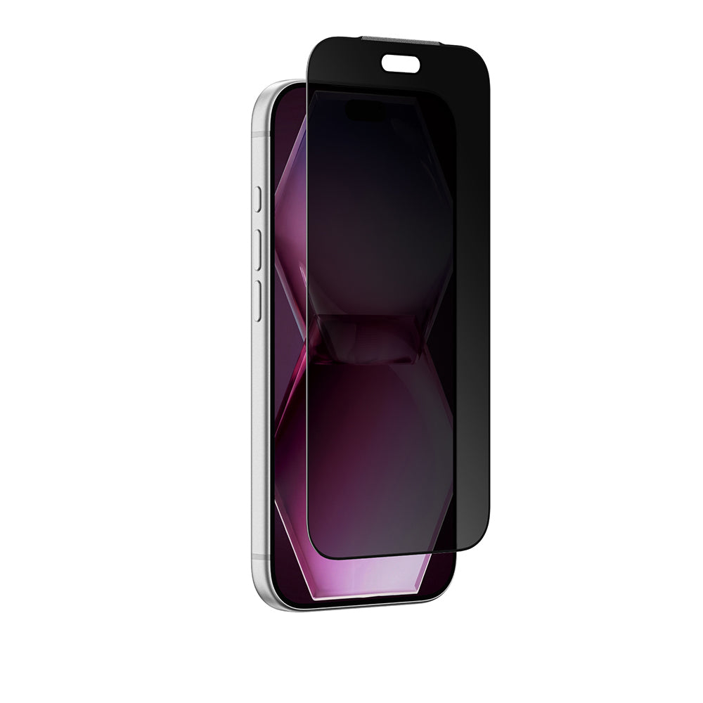Apple iPhone 18 Pro Max Amazingthing Titan Privacy Parmak İzi Bırakmayan Temperli Cam Ekran Koruyucu Siyah