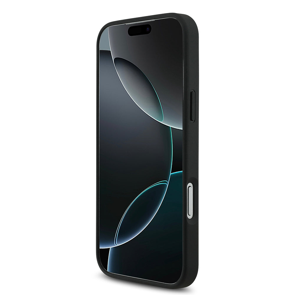 Apple iPhone 18 Pro Max Kılıf Lacoste Orjinal Lisanslı M-safe Şarj Özellikli PU Pike Desenli Metal Logolu Kapak Koyu Yeşil