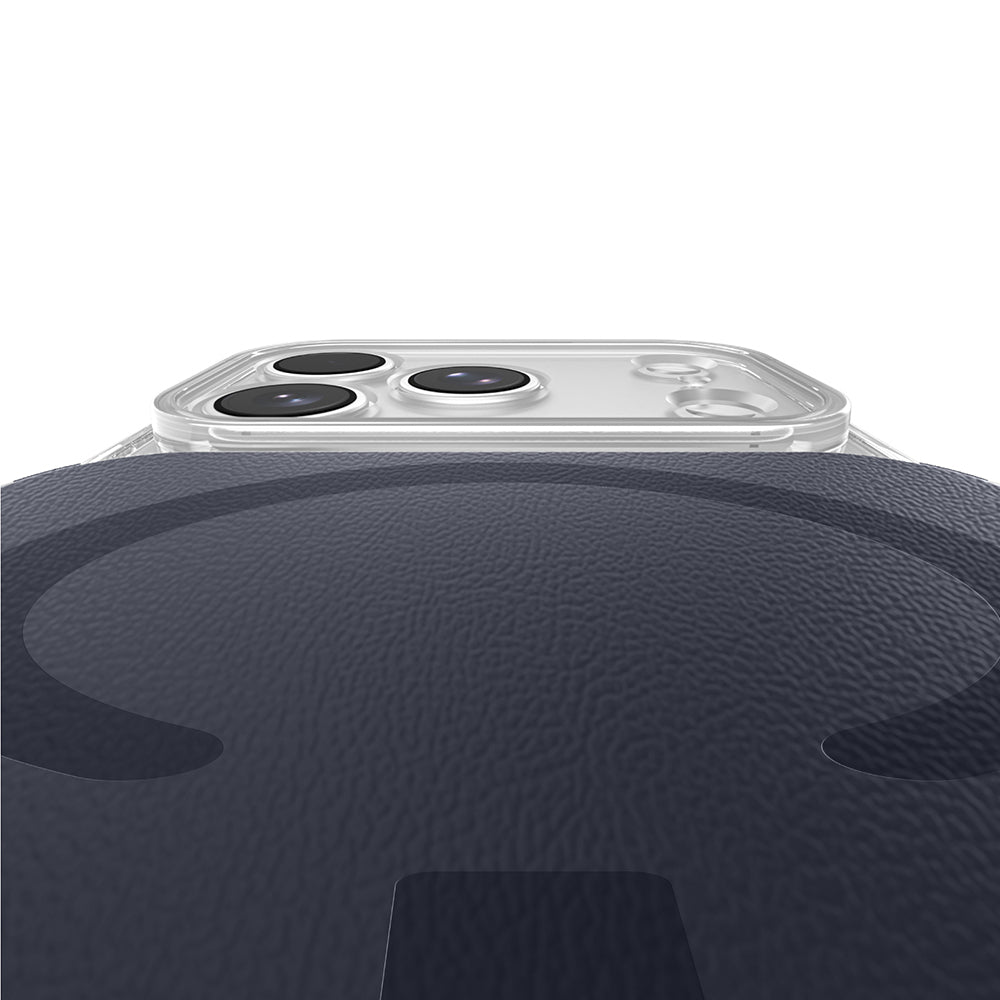 Apple iPhone 18 Pro Max Kılıf M-safe Özellikli Amazingthing Titan Lens Flip Serisi Kartlıklı Kapak Lacivert