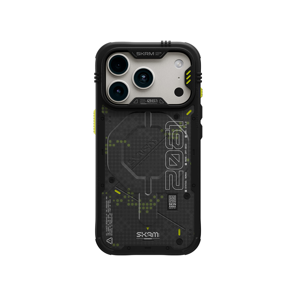 Apple iPhone 18 Pro Max Kılıf M-Safe Şarj Özellikli Airbag Tasarımlı Skinarma Vigor XE Kapak Gri