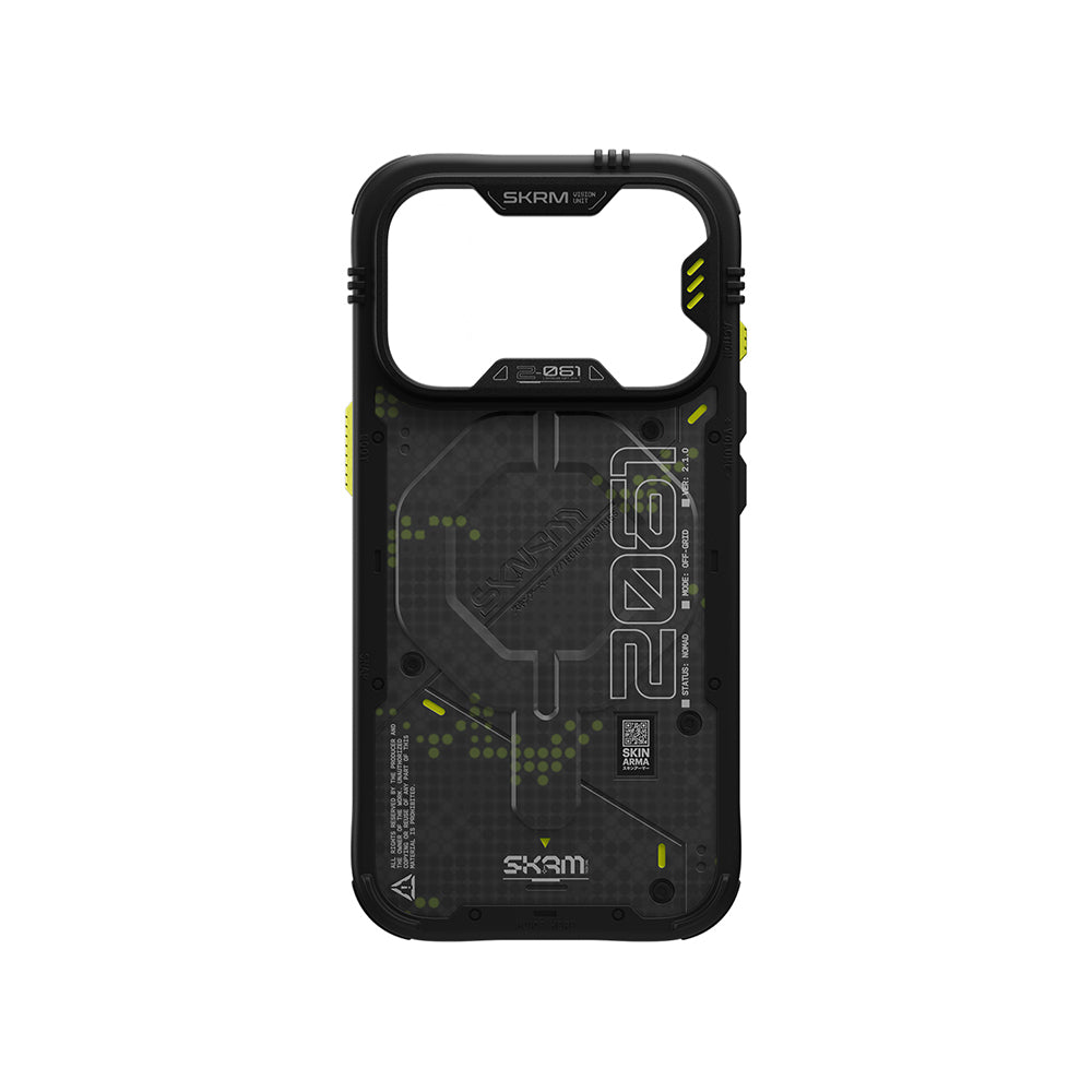 Apple iPhone 18 Pro Max Kılıf M-Safe Şarj Özellikli Airbag Tasarımlı Skinarma Vigor XE Kapak Gri