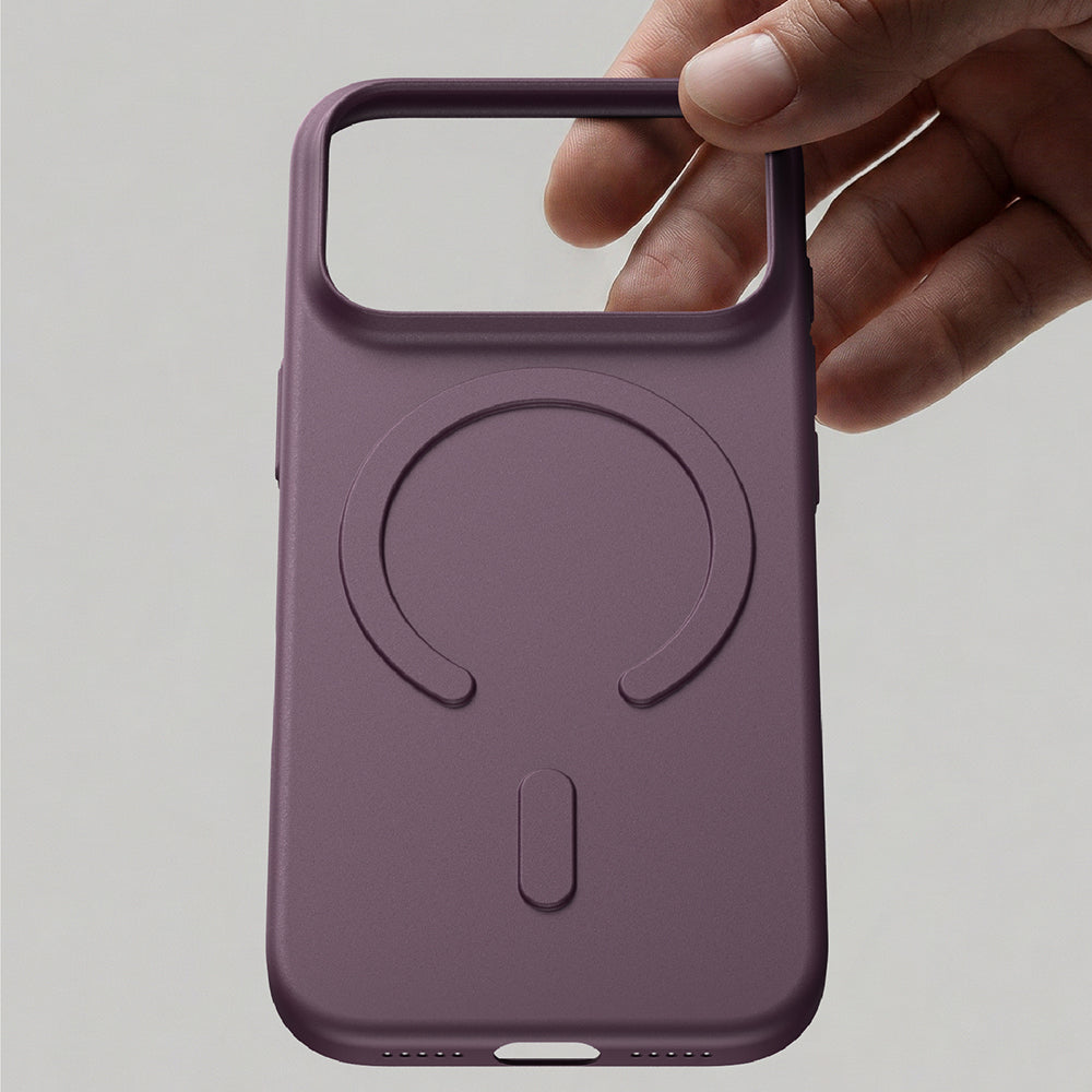 Apple iPhone 18 Pro Max Kılıf M-safe Şarj Özellikli Amazingthing Minimal Air Serisi Kapak Mor
