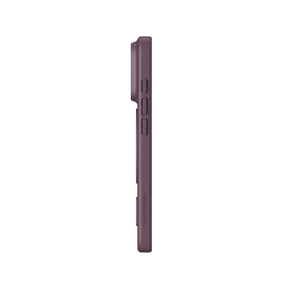 Apple iPhone 18 Pro Max Kılıf M-safe Şarj Özellikli Amazingthing Minimal Air Serisi Kapak Mor