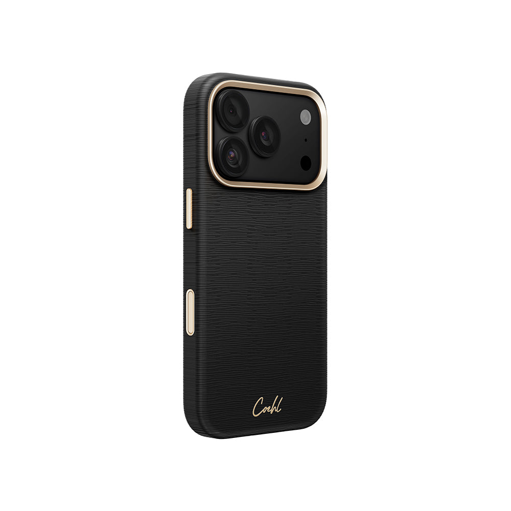 Apple iPhone 18 Pro Max Kılıf M-safe Şarj Özellikli Askı İpli Coehl Mirelle Kapak Siyah