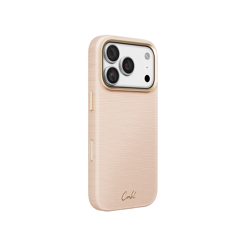 Apple iPhone 18 Pro Max Kılıf M-safe Şarj Özellikli Askı İpli Coehl Mirelle Kapak Pembe