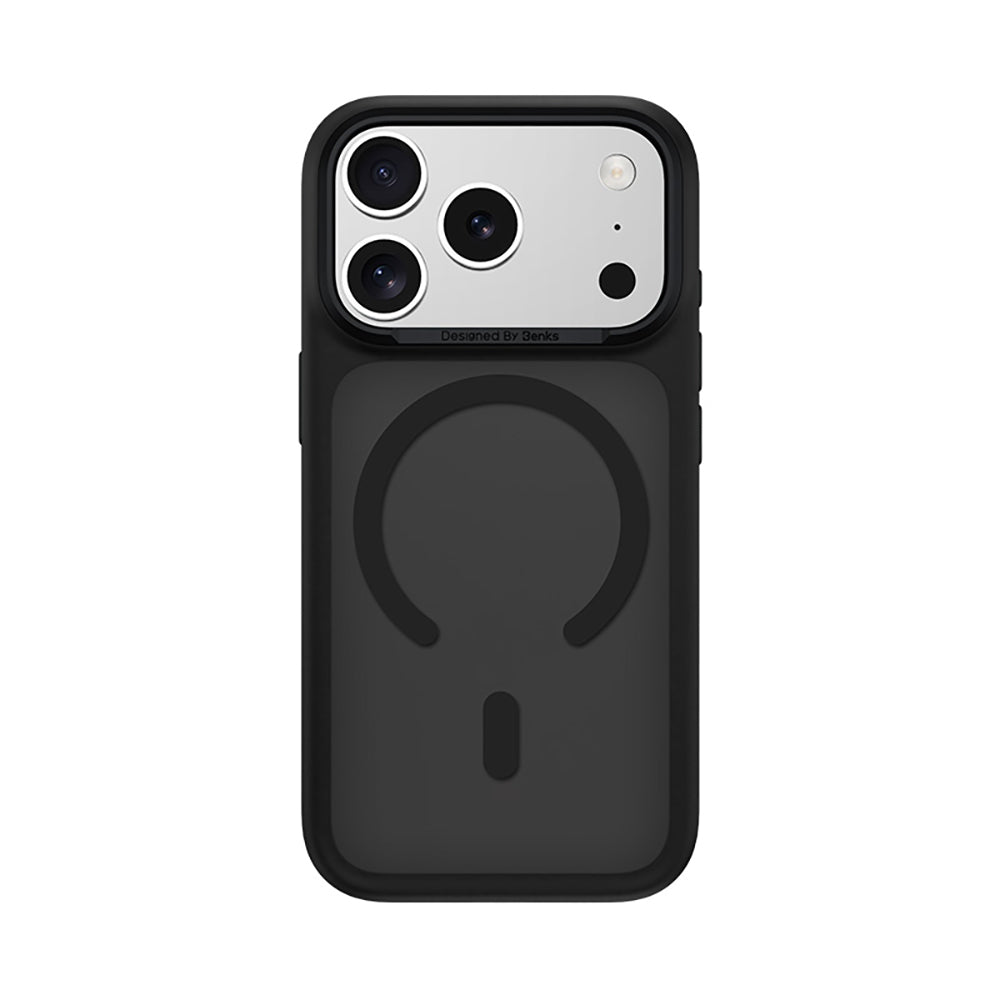 Apple iPhone 18 Pro Max Kılıf M-Safe Şarj Özellikli Benks Mist C-Magnet Yeni Seri Kapak Siyah