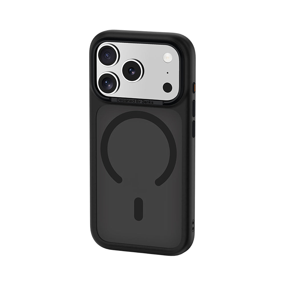 Apple iPhone 18 Pro Max Kılıf M-Safe Şarj Özellikli Benks Mist C-Magnet Yeni Seri Kapak Siyah