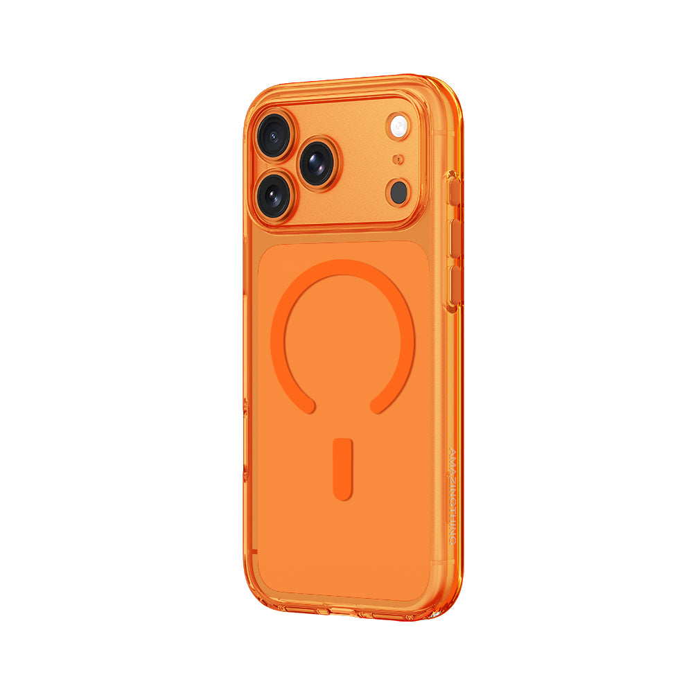 Apple iPhone 18 Pro Max Kılıf M-safe Şarj Özellikli Kamera Korumalı Amazingthing Minimal Lens Serisi Kapak Şeffaf