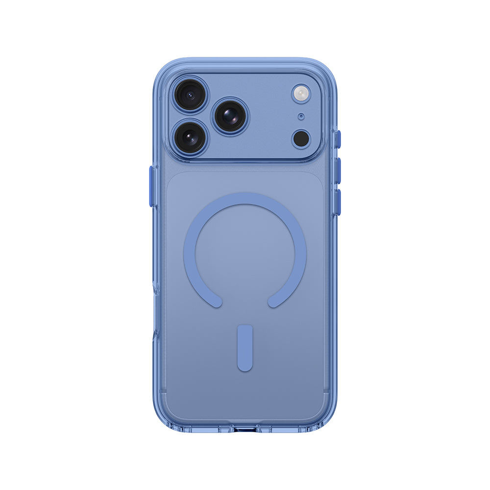 Apple iPhone 18 Pro Max Kılıf M-safe Şarj Özellikli Kamera Korumalı Amazingthing Minimal Lens Serisi Kapak Mavi