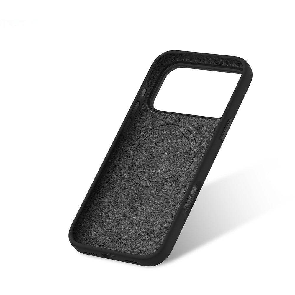 Apple iPhone 18 Pro Max Kılıf M-safe Şarj Özellikli Mutural Pure Serisi Kapak Siyah