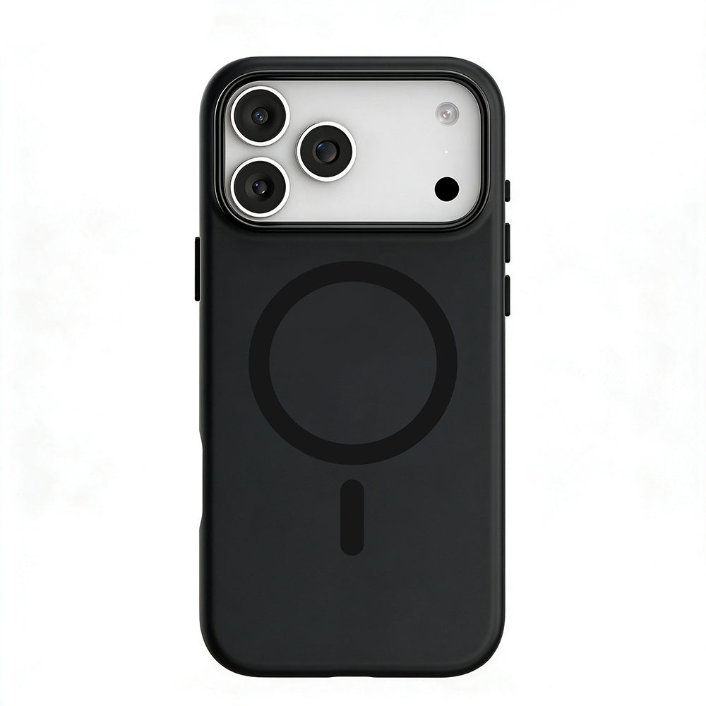 Apple iPhone 18 Pro Max Kılıf M-safe Şarj Özellikli Mutural Pure Serisi Kapak Siyah
